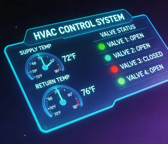 HVAC Control Dashboard